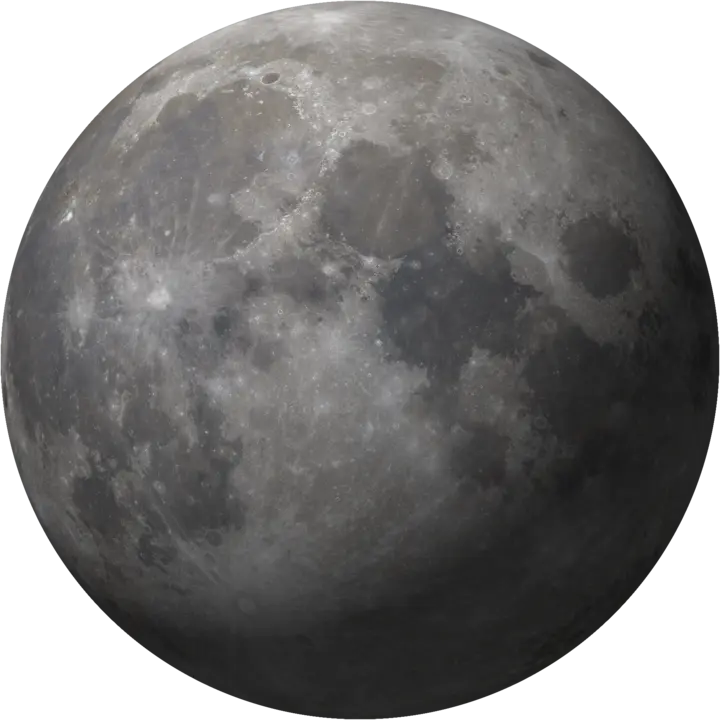 NASA lunar surface map